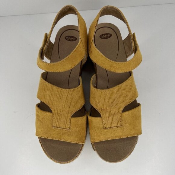 Dr. Scholl’s Canary Catch 22 Yellow Womens Size 10M Espadrille Platform Sandals - Picture 5 of 9